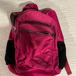 Kipling Bright Pink Backpack